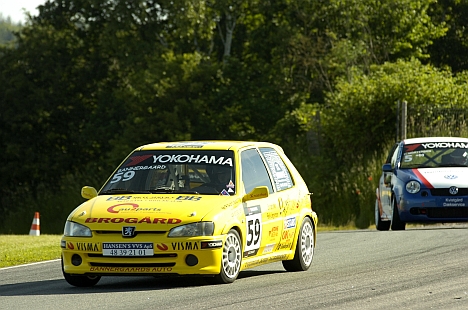 Dennis Bannergaard før Yokohama 1600 Challenge inden Sensommerløbet på Ring Djursland